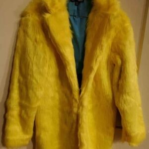 Sunny Yellow Teddy Jacket